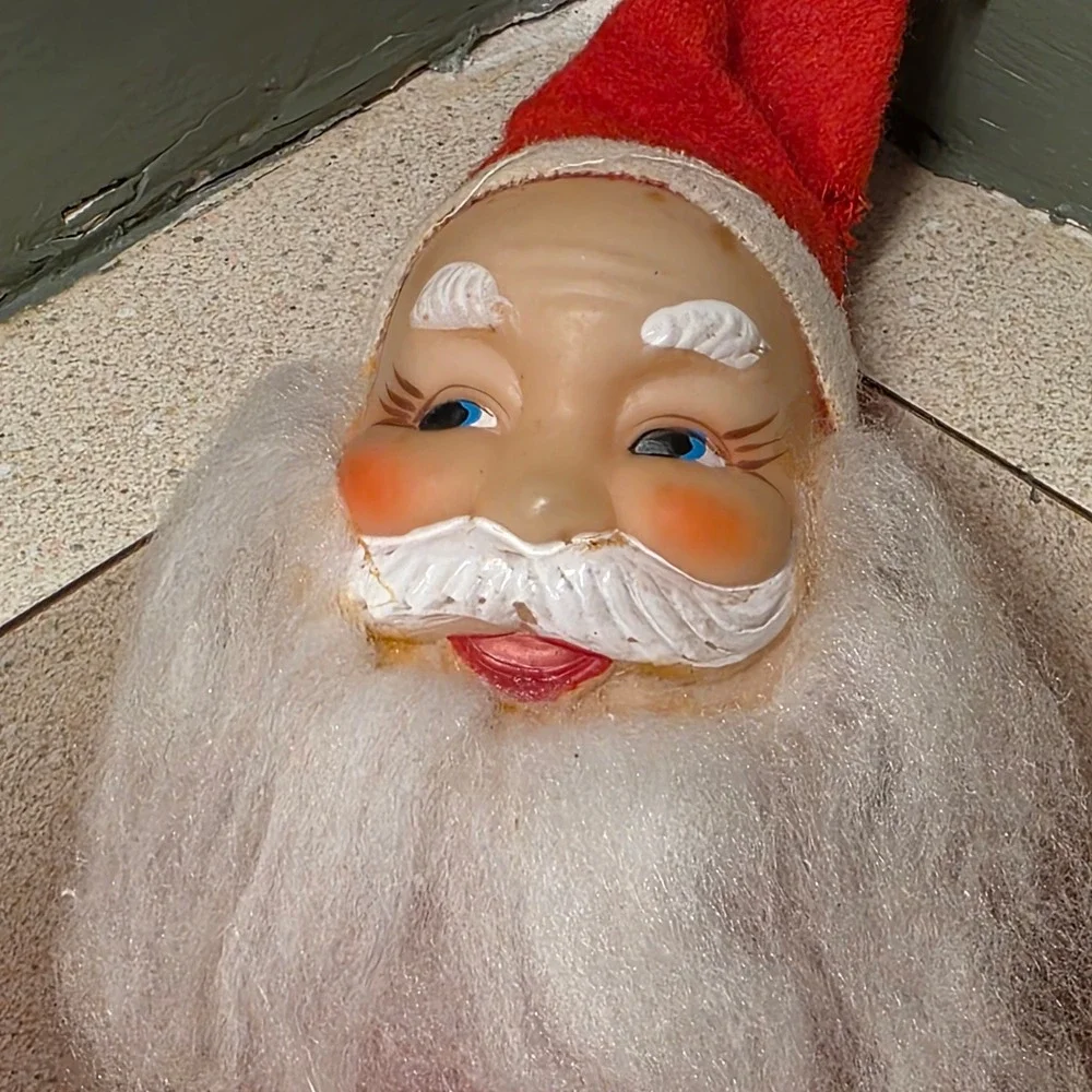 Vintage Santa Claus Knee Hugger Elf Doll 12